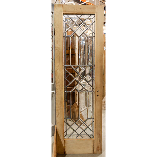 Beveled + Florentine Glass Border Pantry Door