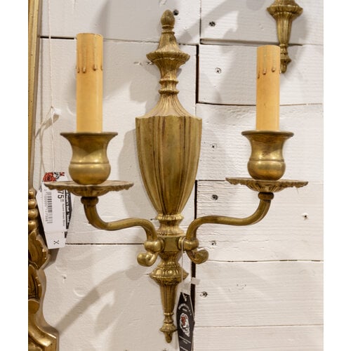 Brass Candelabra Sconce Light
