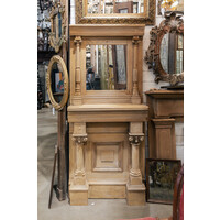 1800's Mantel - Barber's Back Bar Counter