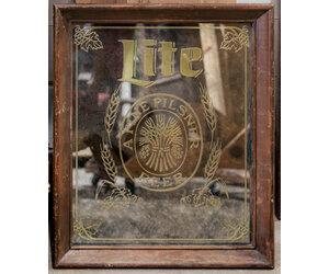 Lite A Fine Pilsner Beer Mirror - Dead People's Stuff