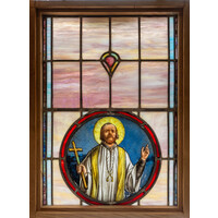 Saint  Stained Glass Window