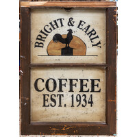 Bright and Early Coffee Window