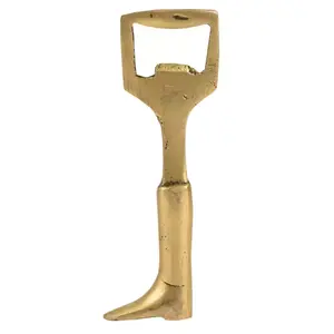 Cow Boy Boot Brass Bottle Openers