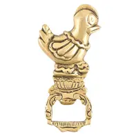 Small Cock Brass Bottle Opener