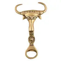 OX Face Brass Bottle Opener