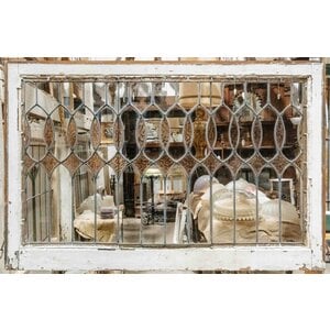 Peach Stained Glass Window