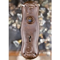 Stamped Art Nouveau Escutcheon Pair
