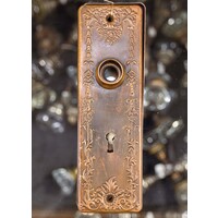 Art Nouveau Escutcheon Pair - Flowers