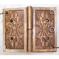 Victorian Decorative Pair of Hinges