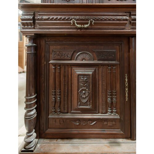 1850's Hand Carved French Renaissance Style Cabinet 1850's Hand Carved French Renaissance Style Cabinet