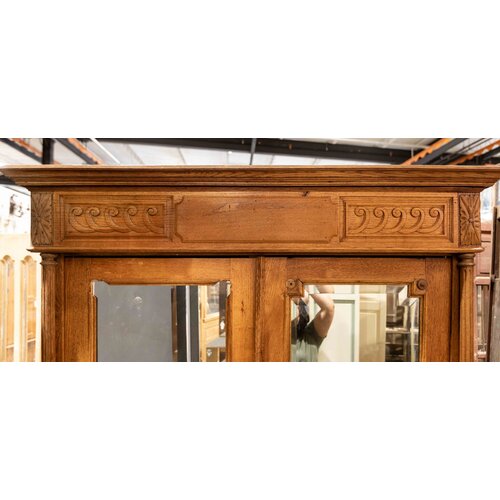 Beveled Mirror Armoire