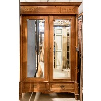 Beveled Mirror Armoire