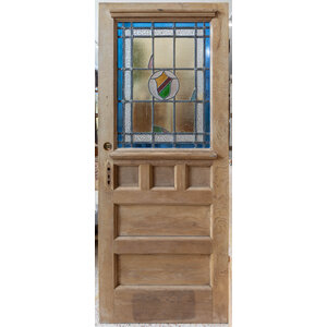 English Glass 1900's East Coast Door