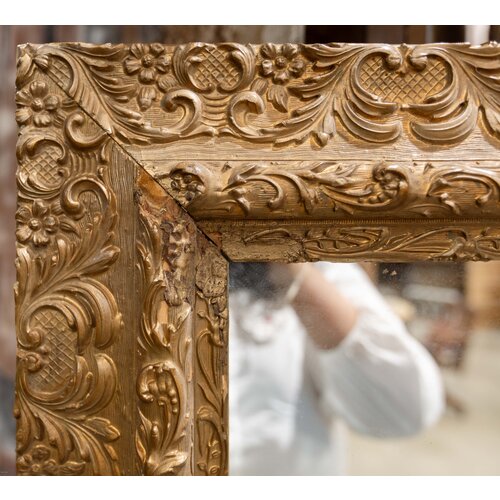 Ornate Golden Mirror