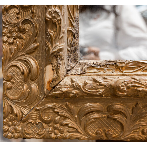 Ornate Golden Mirror