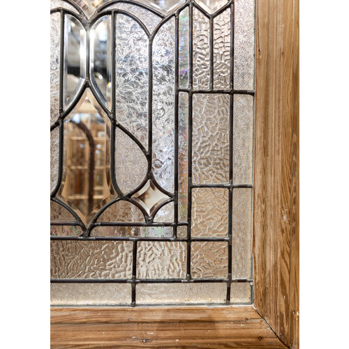 Arched Half Glass One Panel Door