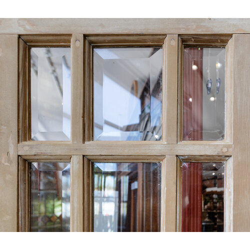 1920's Arts and Crafts Double Doors w/ Beveled Glass from St. Louis 1920's Arts and Crafts Double Doors w/ Beveled Glass from St. Louis