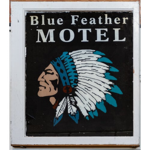 Blue Feather Motel - St. Louis Painting Blue Feather Motel - St. Louis Painting