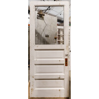 Tall 1 Lite 3 Panel Door