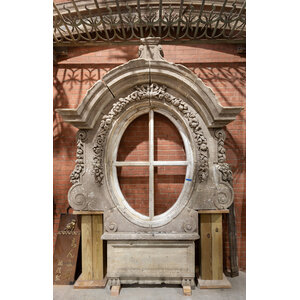 1700's Limestone English Window