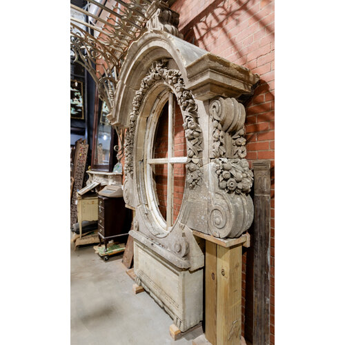 1700's Limestone English Window