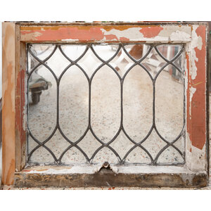 Diamond Beveled Leaded Glass Window