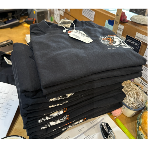 Dead People's Stuff Skull Shirt - Mustard