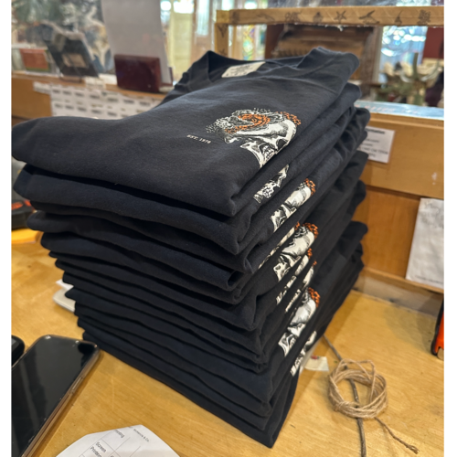 Dead People's Stuff Skull Shirt - Mustard