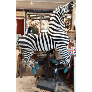 Zebra Wooden Statue