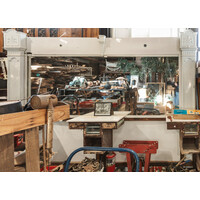 Art Deco Barber Station with Large Mirror