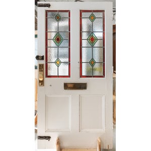 Extra Wide Stained Glass Door From England