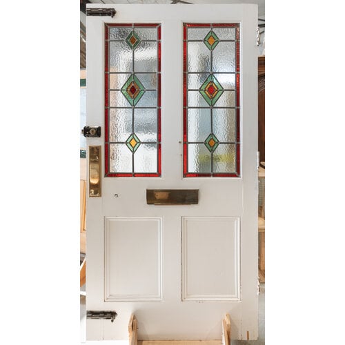 Extra Wide Stained Glass Door From England