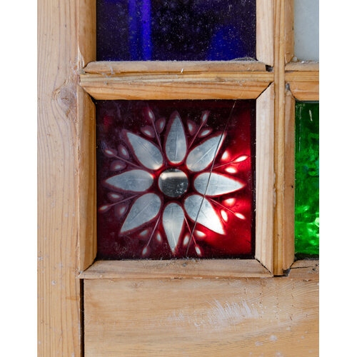 Edged Private Stained Glass Door from England