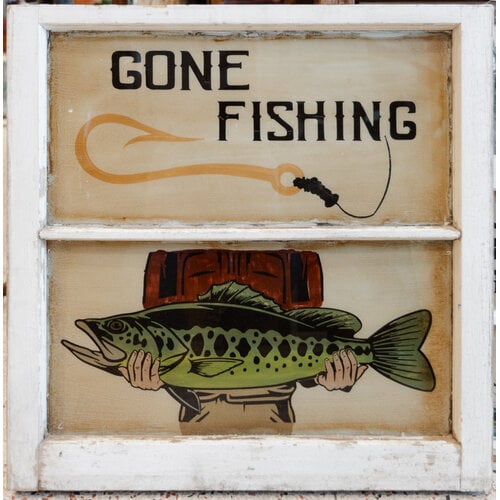 Gone Fishing  - St. Louis Painting