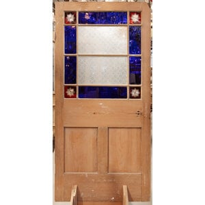 Glory Star Etched Stained Glass Door from England