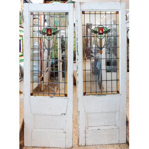 Red Center Roses Double Doors From England