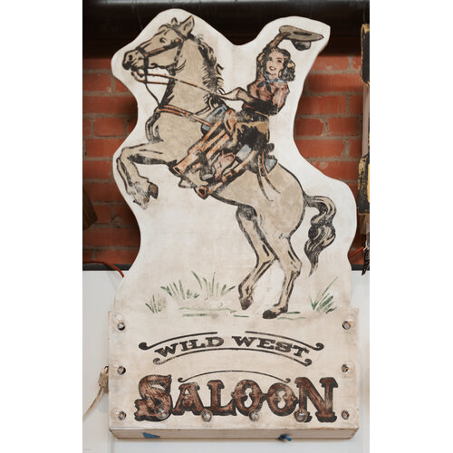 Wild West Saloon Light Up Sign- St. Louis