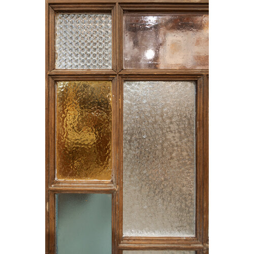 Queen Anne Door with Textured and Stained Glass