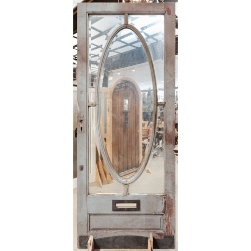 5 Lite Beveled with Center Oval + Mail Slot Door 5 Lite Beveled with Center Oval + Mail Slot Door