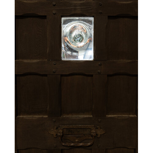 Center Bullet Glass 11 Panel English Door