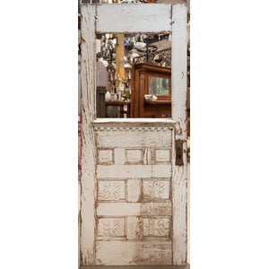 Half Glass 7 Panel Floral Door Half Glass 7 Panel Floral Door