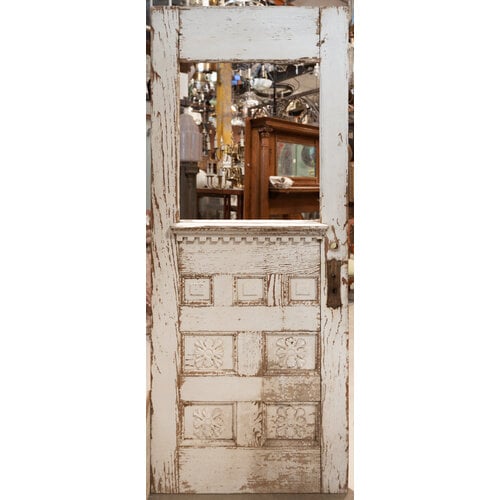 Half Glass 7 Panel Floral Door Half Glass 7 Panel Floral Door