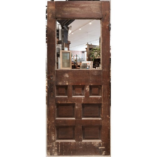 Half Glass 7 Panel Floral Door Half Glass 7 Panel Floral Door