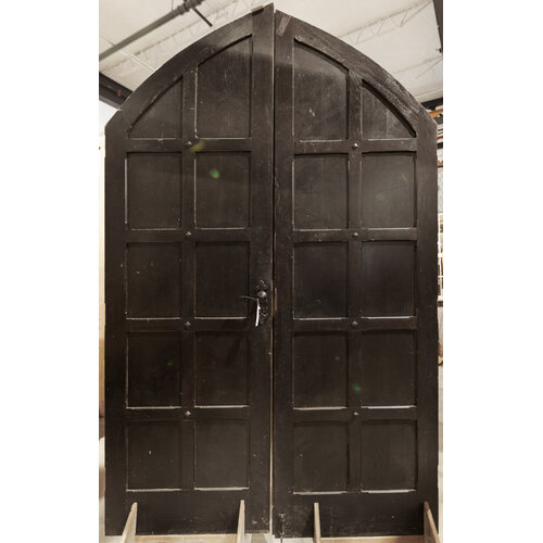 Arched Castle Style Double Door Arched Castle Style Double Door