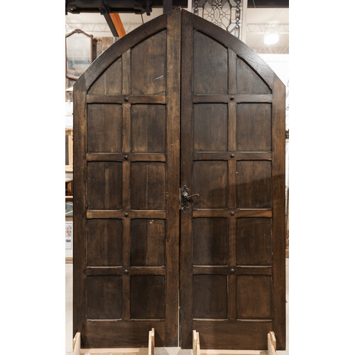 Arched Castle Style Double Door Arched Castle Style Double Door