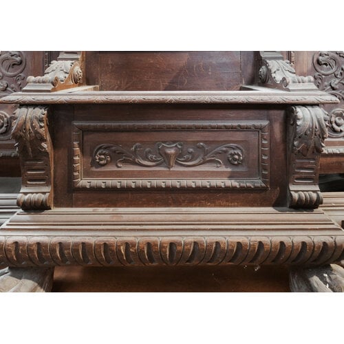 Hand Carved English Coat Rack Hand Carved English Coat Rack