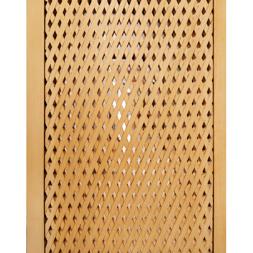 Door with Arch and Carved Design