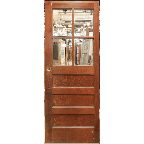 3 panel 4 light Door