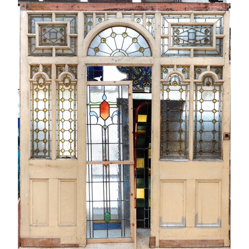 English Stained Glass Entryway