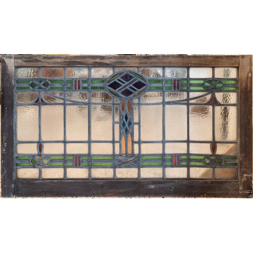 Arts and Crafts Stained Glass Window From England Arts and Crafts Stained Glass Window From England